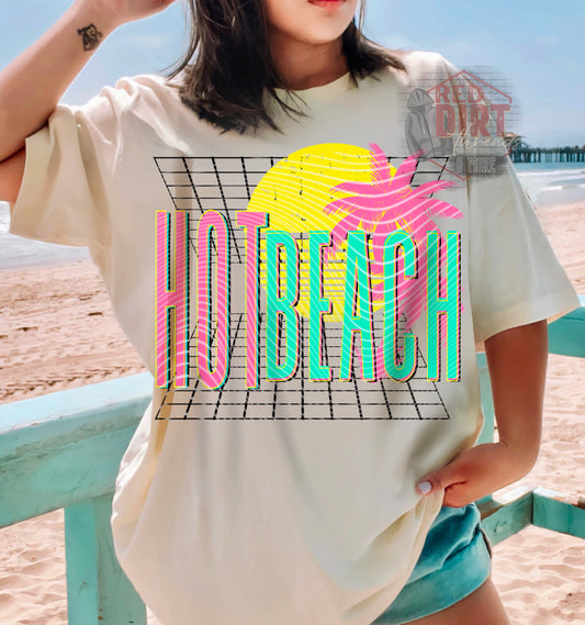 Hot Beach DTF Transfer | Trendy Summer DTF Transfer | High Quality Image Transfers | Ready to Press | Fast Shipping