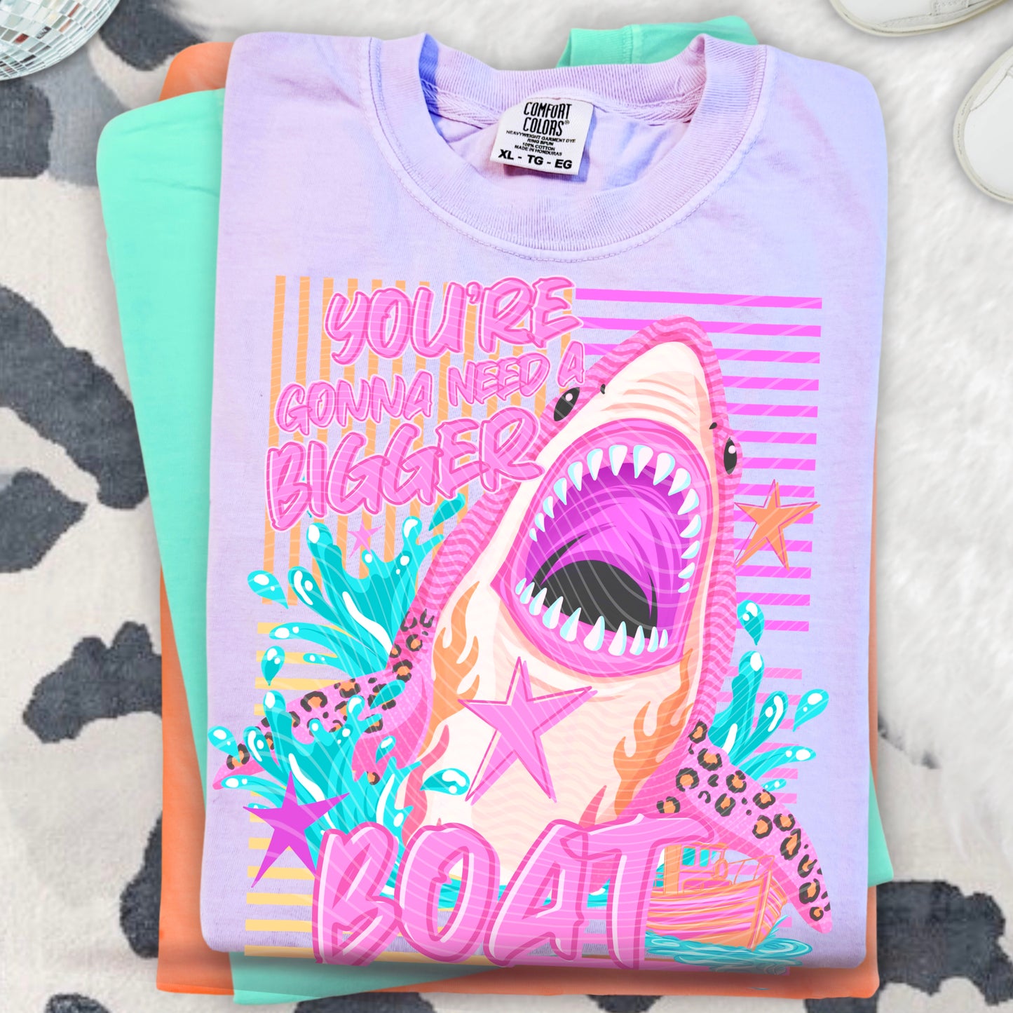 You're Gonna Need A Bigger Boat DTF Transfer | Funny Shark Transfer | Retro Beach Shirt Print | Summer Tee