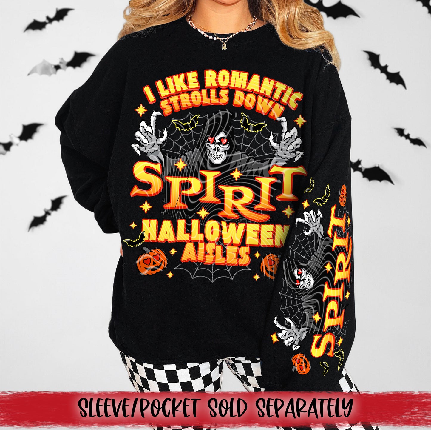 Halloween Shopping DTF Transfer | Trendy Halloween DTF Transfer | High Quality Image Transfers | Ready to Press | Instant Peel