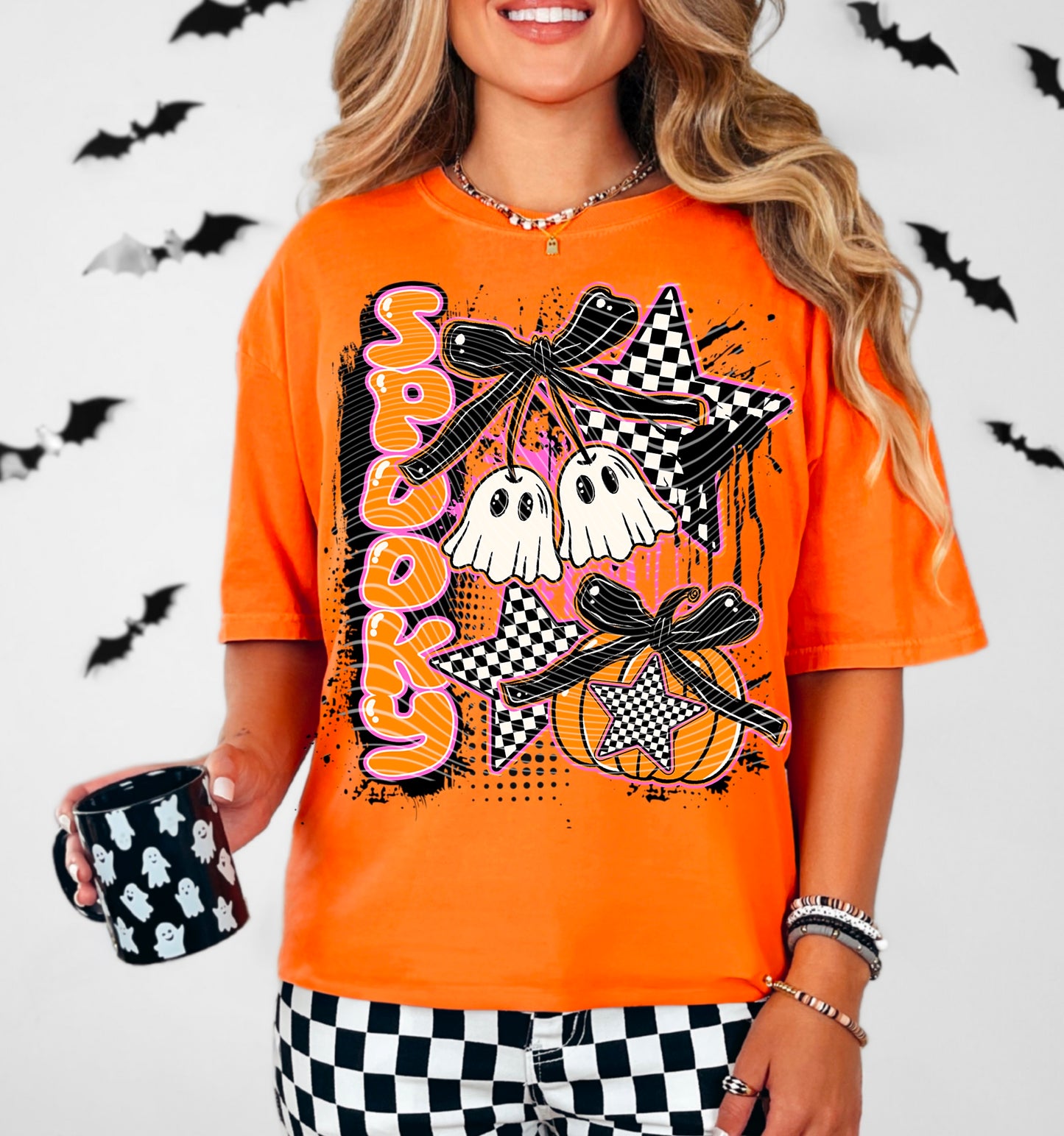 Pink Spooky T-Shirt | Trendy Halloween Shirt | Fast Shipping | Super Soft Shirts for Men/Women/Kid's