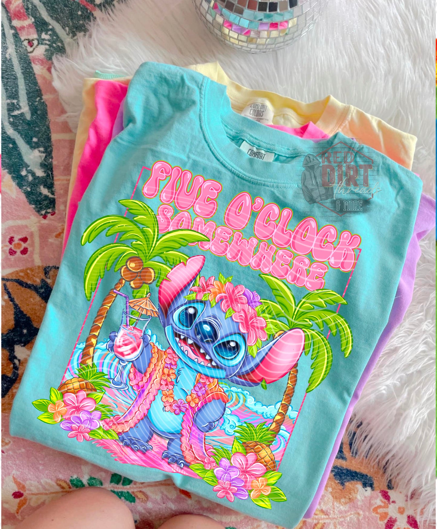 It's 5 O'clock Somewhere DTF Transfer | Trendy DTF Transfer | High Quality Image Transfers | Ready to Press | Fast Shipping