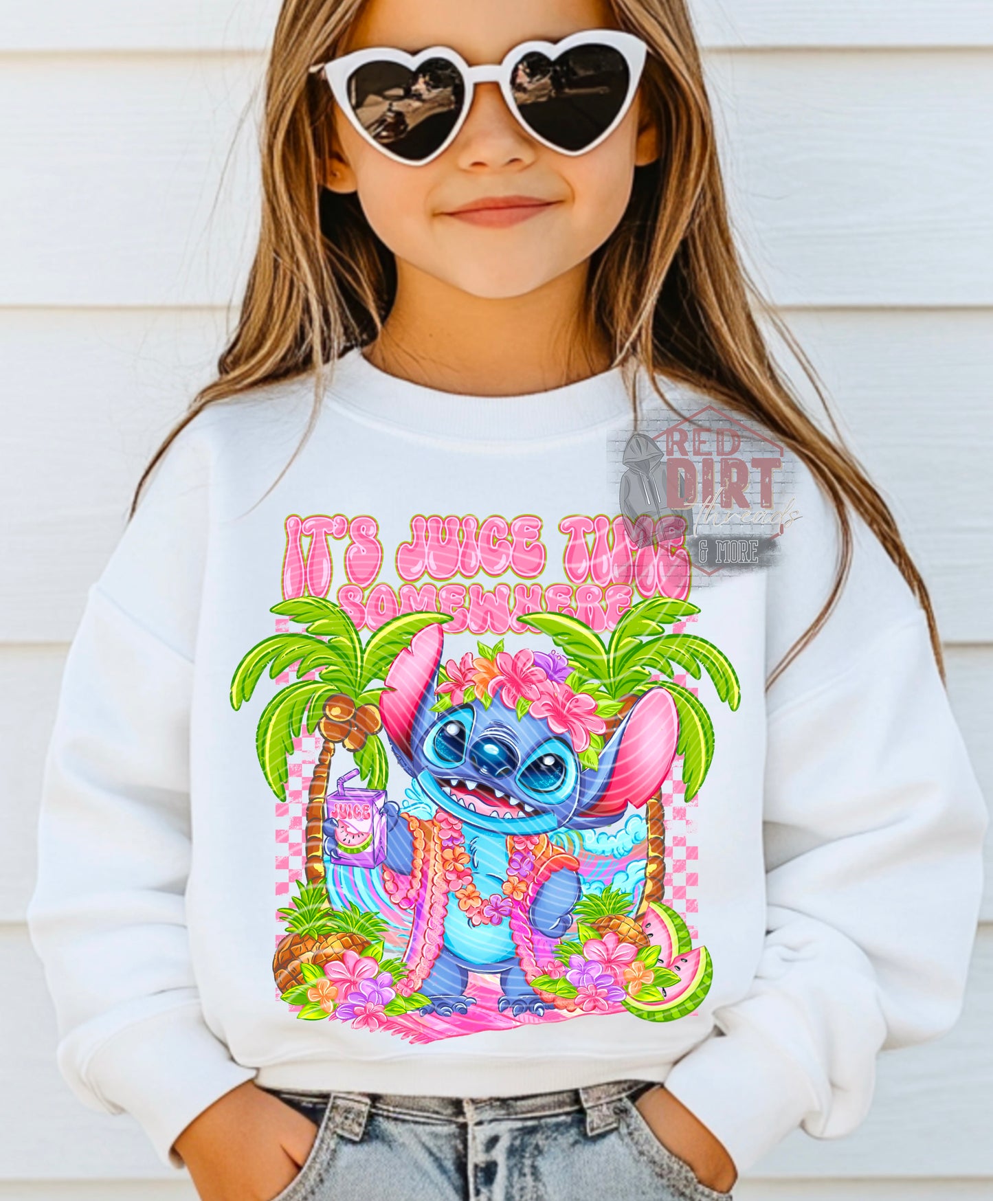 It's Juice Time Somewhere (Pink) DTF Transfer | Trendy DTF Transfer | High Quality Image Transfers | Ready to Press | Fast Shipping
