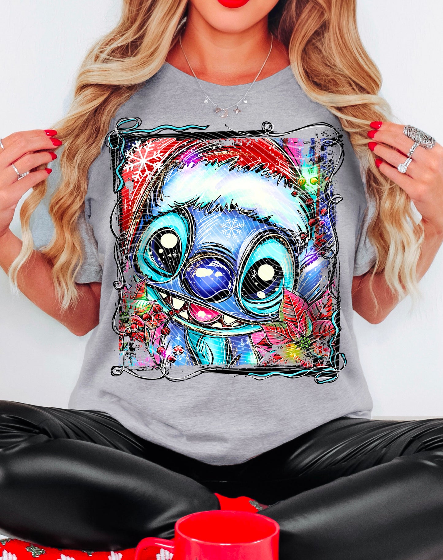 Blue Guy DTF Transfer | Trendy Christmas DTF Transfer | High Quality Image Transfers | Ready to Press | Instant Peel