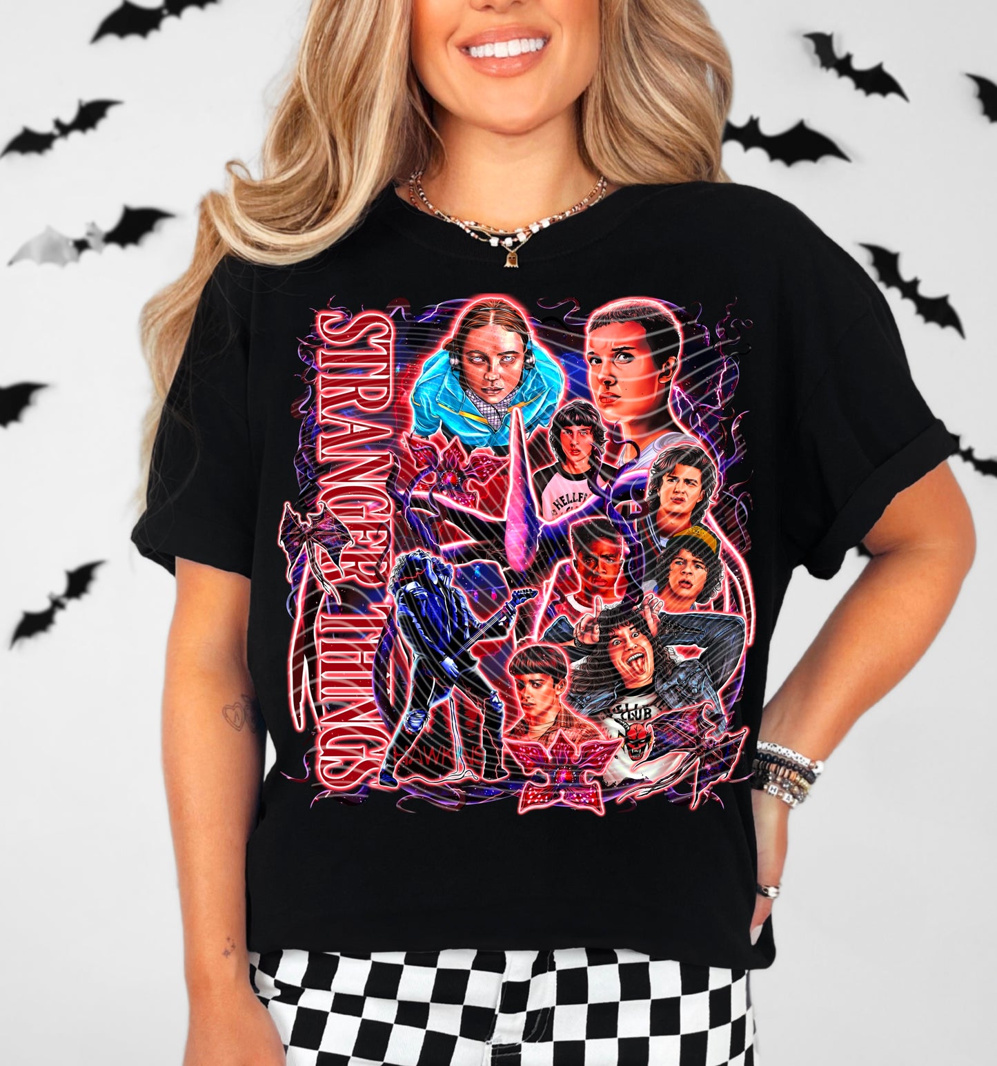 ST DTF Transfer | Trendy TV Series DTF Transfer | High Quality Image Transfers | Ready to Press | Instant Peel