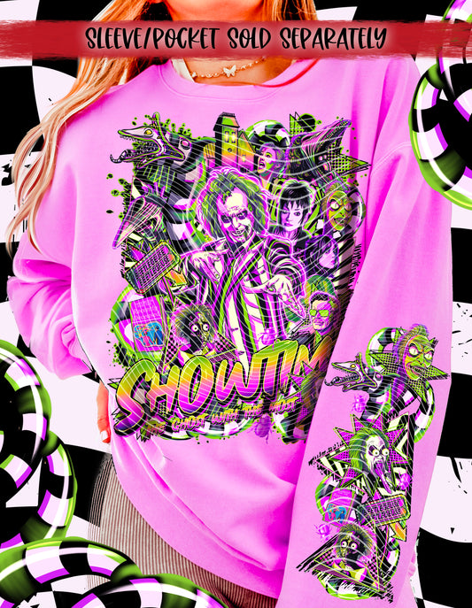 Showtime DTF Transfer | Trendy Halloween DTF Transfer | High Quality Image Transfers | Ready to Press | Instant Peel