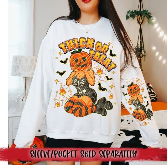 Thick R Treat DTF Transfer | Trendy Halloween DTF Transfer | High Quality Image Transfers | Ready to Press | Instant Peel