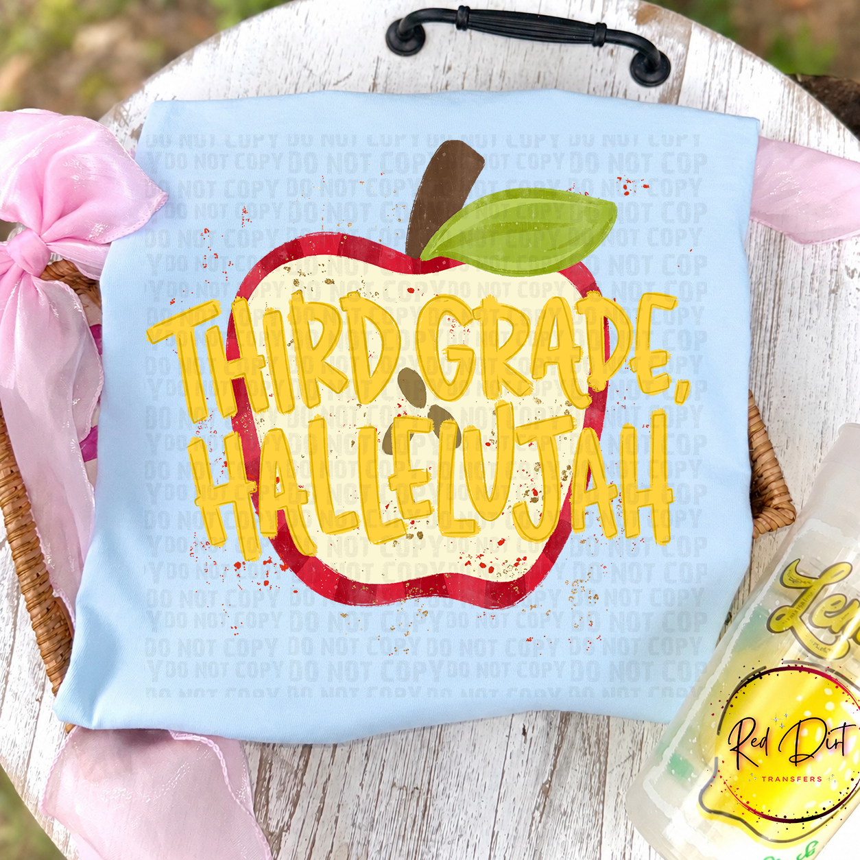 Third Grade Hallelujah DTF Transfer, Back To School Heat Transfer, First Day Of School Transfer, Teacher Student Transfer (Copy) (Copy) (Copy) (Copy)