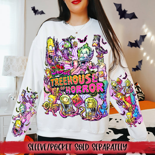 Tree Horror DTF Transfer | Trendy Halloween DTF Transfer | High Quality Image Transfers | Ready to Press | Instant Peel