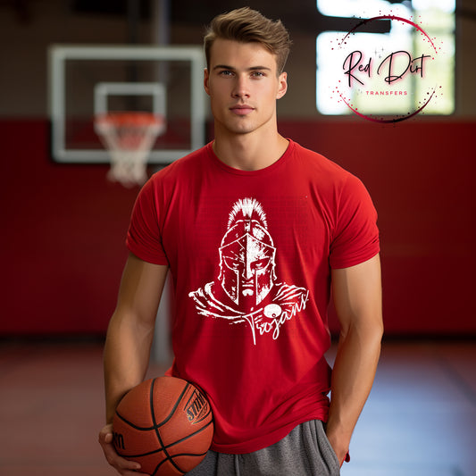 Aggressive Trojans Shirt, Trojans Mascot Shirt, School Spirit Shirt, Game Day Shirt, Bella Canvas Spirit Wear, Trojans Fan Apparel