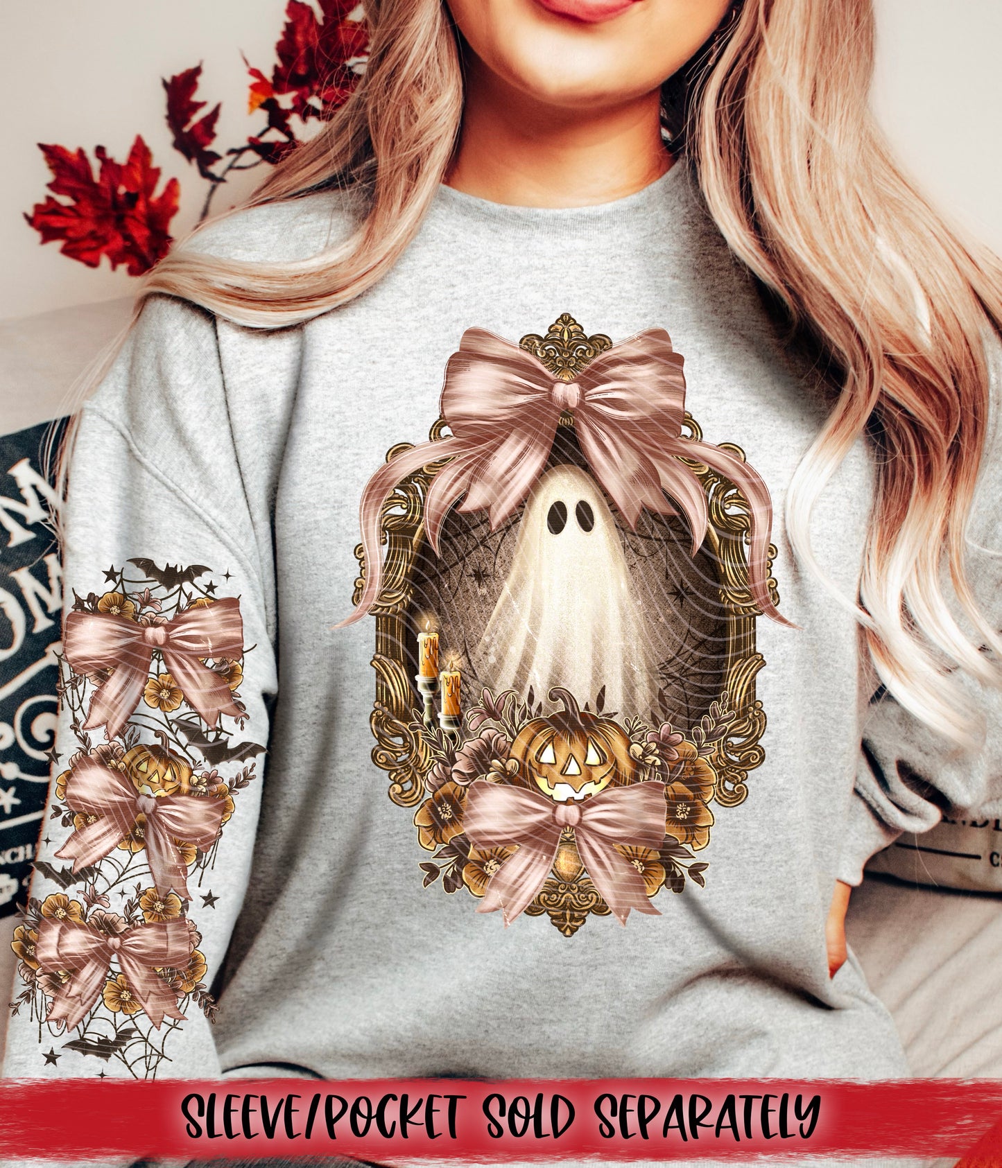 Vintage Little Ghost DTF Transfer | Trendy Halloween DTF Transfer | Ready to Press | High Quality DTF Transfers | Fast Shipping