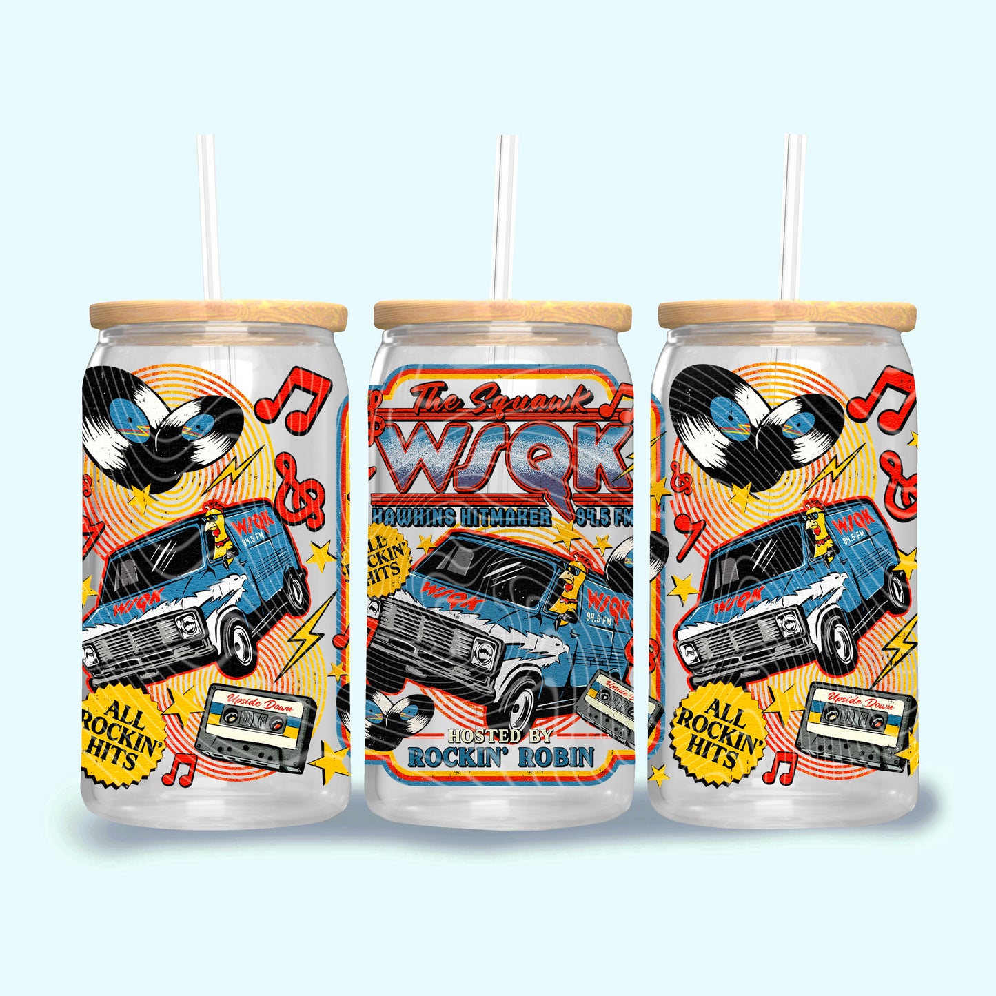 WSQK UV DTF Libbey Transfer | Trendy Movie Libbey Wrap | Ready to Transfer | High Quality | Waterproof UV Transfer