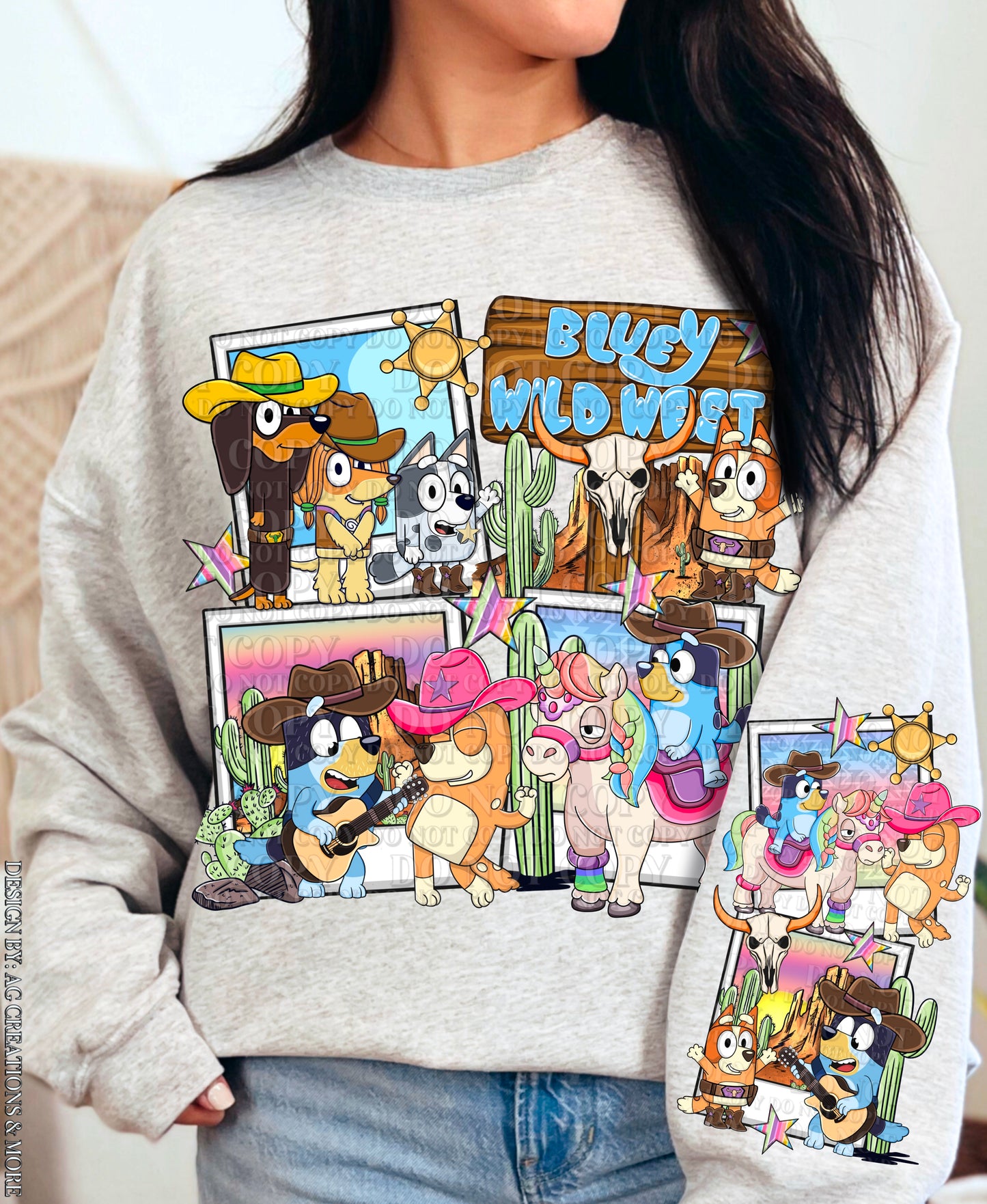 Wild West DTF Transfer | Trendy TV Shows DTF Transfer | High Quality Image Transfers | Ready to Press | Instant Peel