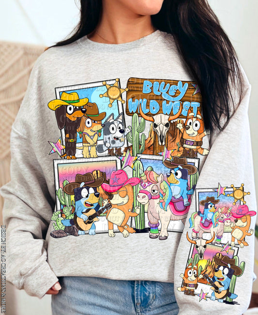 Wild West DTF Transfer | Trendy TV Shows DTF Transfer | High Quality Image Transfers | Ready to Press | Instant Peel