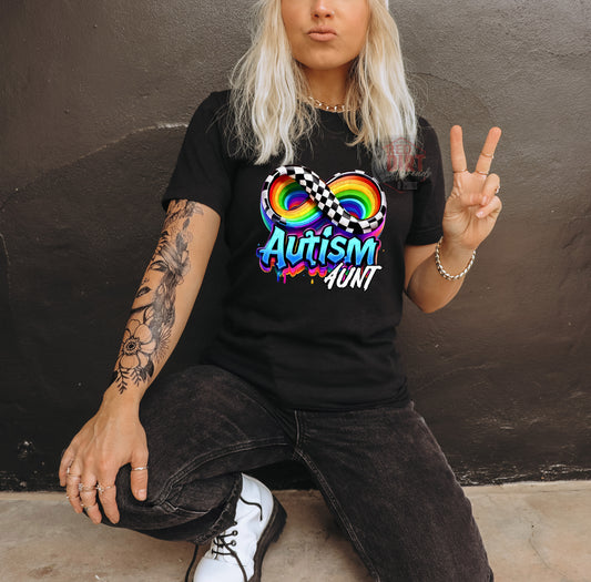 Autism Aunt T-Shirt | Trendy Autism Awareness Shirt | Fast Shipping | Super Soft Shirts for Men/Women/Kid's