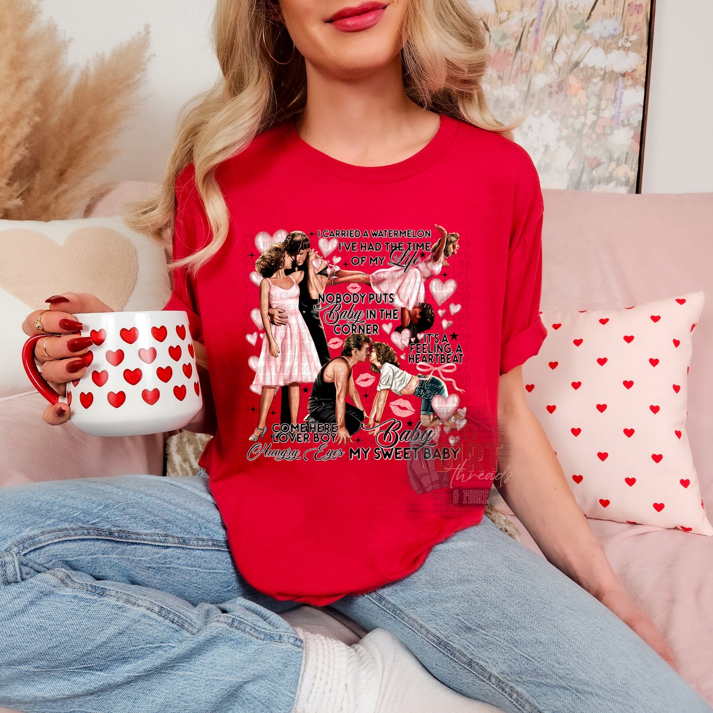 Baby and Johnny DTF Transfer | Trendy Valentine's Day DTF Transfer | Ready to Press | High Quality DTF Transfers | Fast Shipping