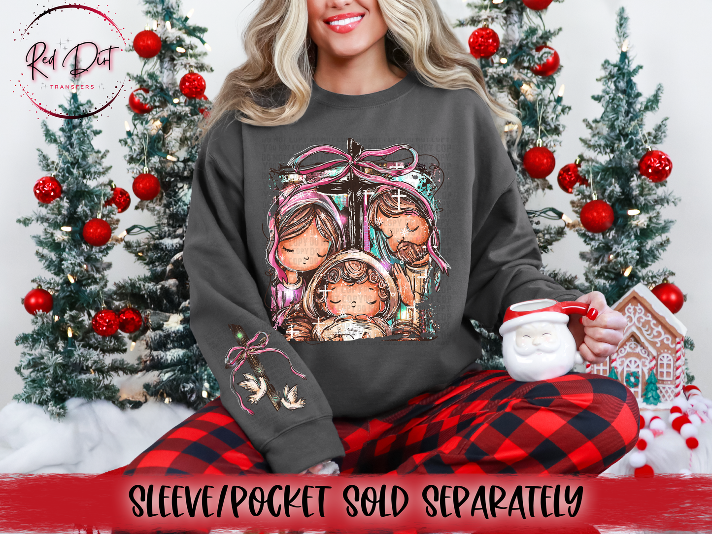 Baby Jesus DTF Transfer | Trendy Christmas DTF Transfer | High Quality Image Transfers | Ready to Press | Instant Peel