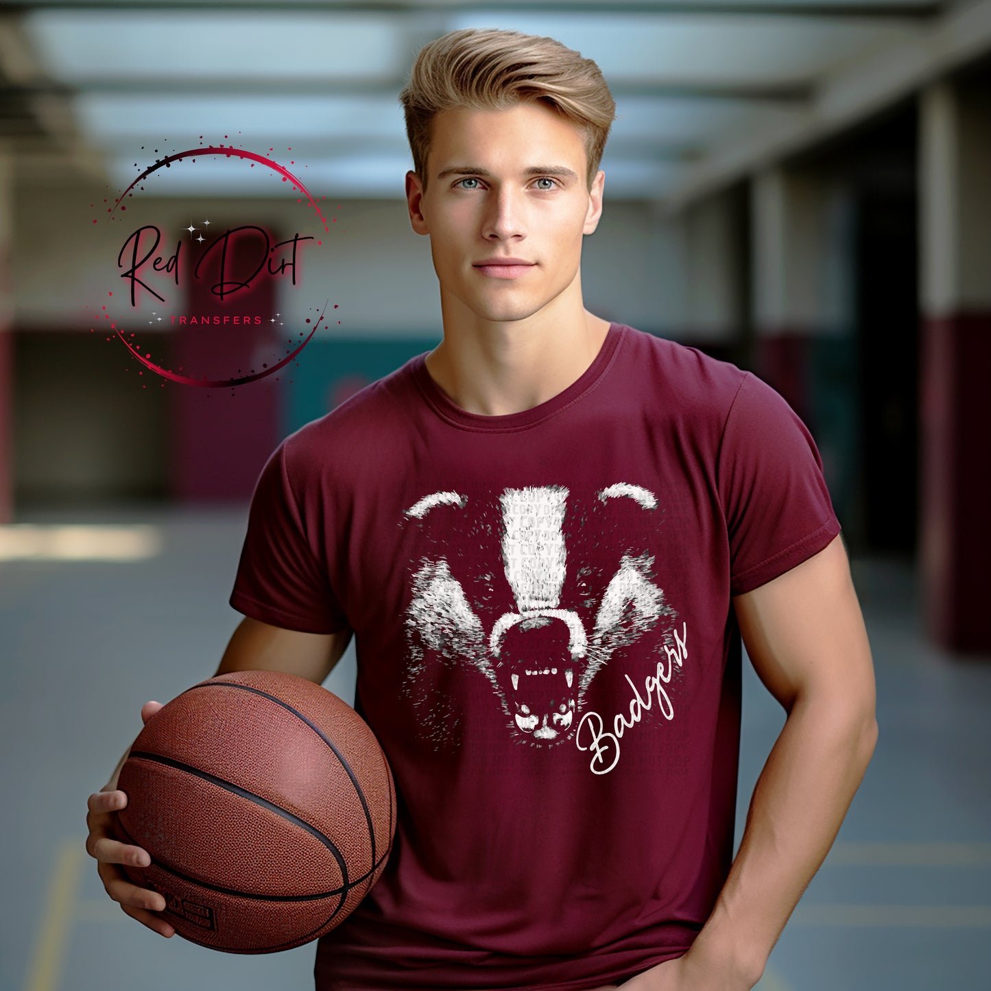 Aggressive Badgers Shirt, Warriors Mascot Shirt, School Spirit Shirt, Game Day Shirt, Bella Canvas Spirit Wear, Warriors Fan Apparel