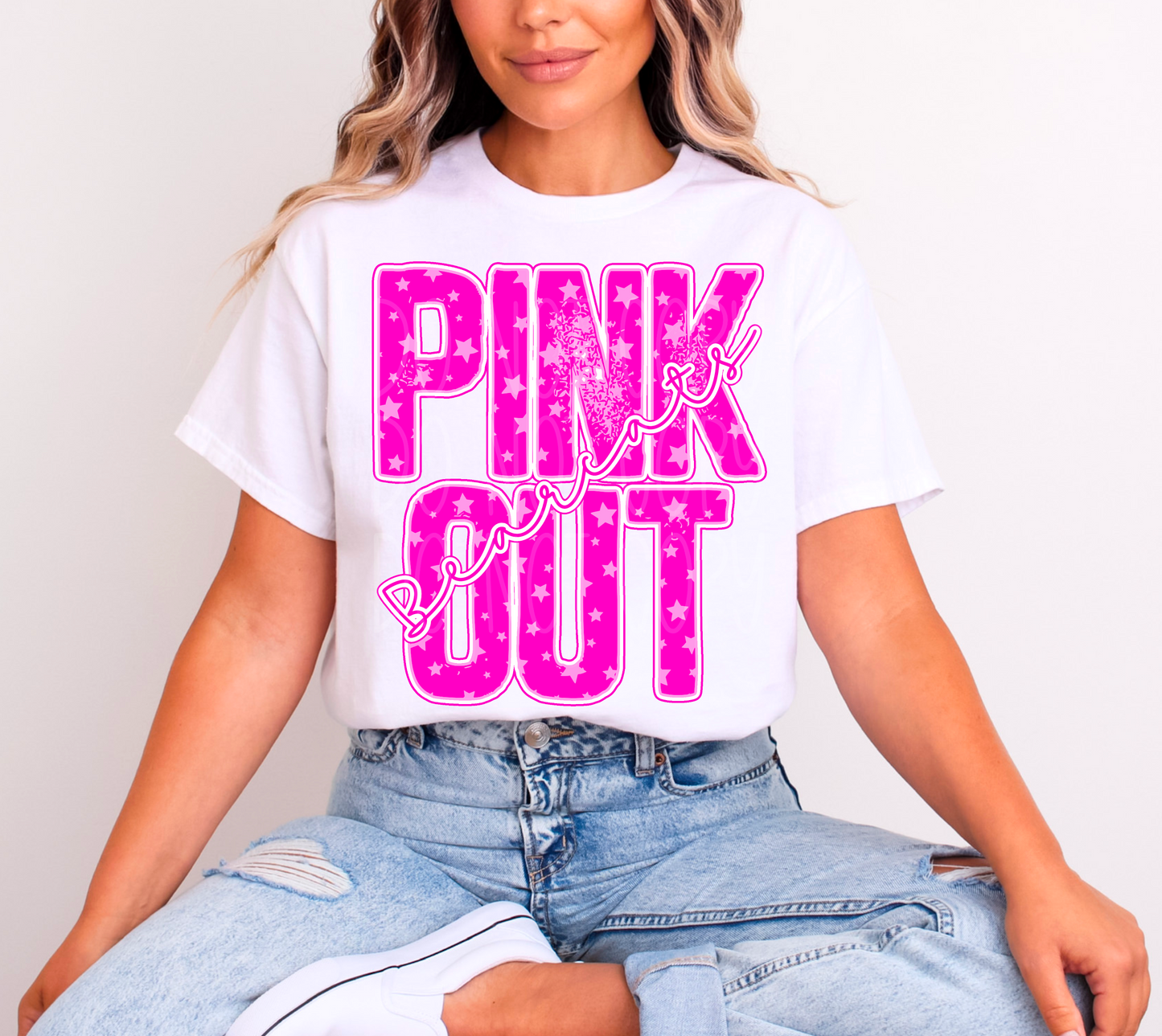 Pink Out Bearcats DTF Transfer | Trendy School Spirit DTF Transfer | High Quality Image Transfers | Ready to Press | Instant Peel