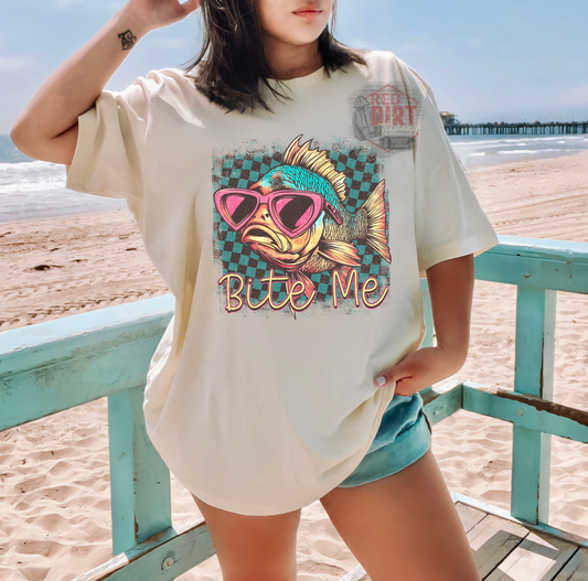 Bite Me DTF Transfer | Trendy Summer DTF Transfer | High Quality Image Transfers | Ready to Press | Fast Shipping