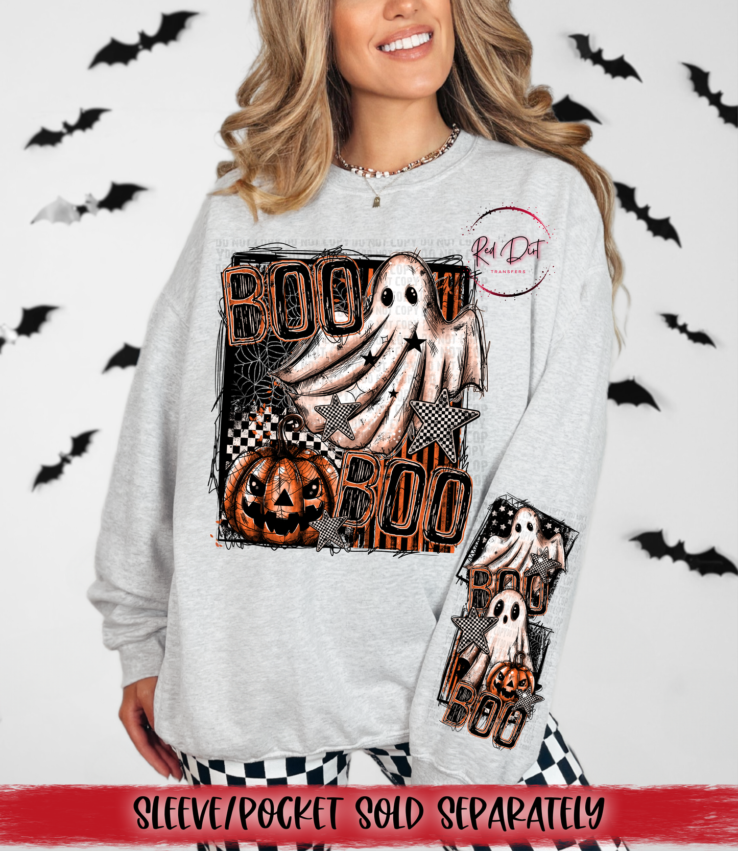 Boo Boo DTF Transfer | Trendy Halloween DTF Transfer | High Quality Image Transfers | Ready to Press | Instant Peel