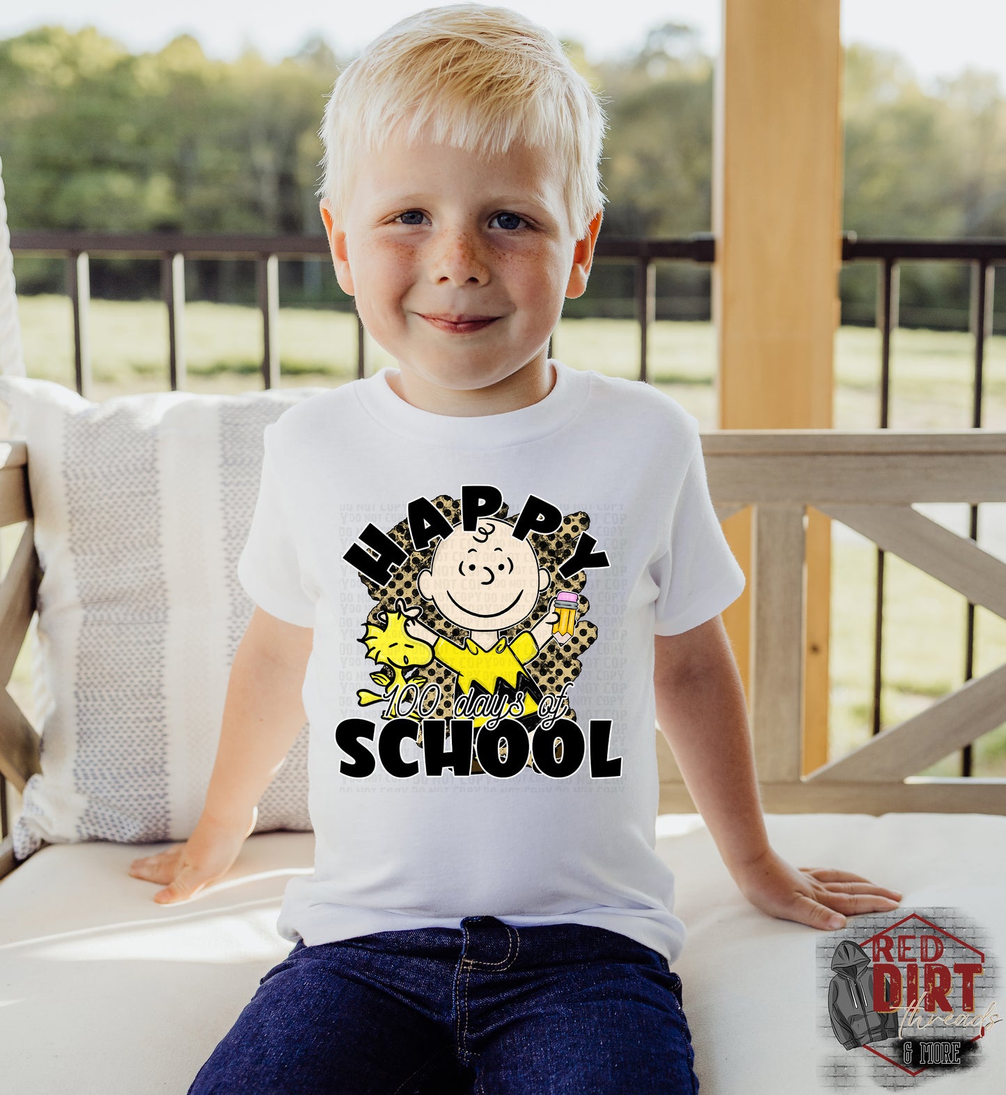 Happy 100 Days DTF Transfer | Trendy School DTF Transfer | Ready to Press | High Quality DTF Transfers | Fast Shipping