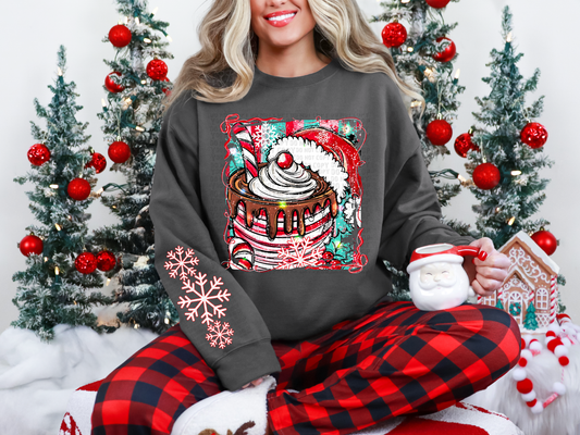 Christmas Cocoa DTF Transfer | Trendy Christmas DTF Transfer | High Quality Image Transfers | Ready to Press | Instant Peel