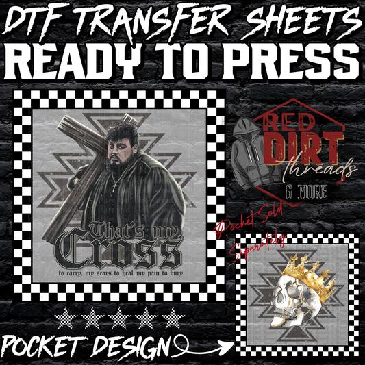 That's My Cross DTF Transfer | Trendy Music DTF Transfer | Ready to Press | High Quality DTF Transfers | Fast Shipping