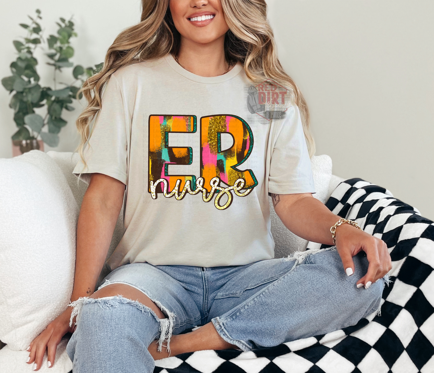 ER Nurse DTF Transfer | Trendy Career DTF Transfer | Ready to Press | High Quality DTF Transfers | Fast Shipping