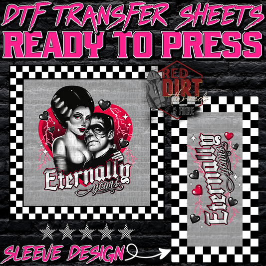 Eternally Yours DTF Transfer | Trendy Valentine's Day DTF Transfer | Ready to Press | High Quality DTF Transfers | Fast Shipping