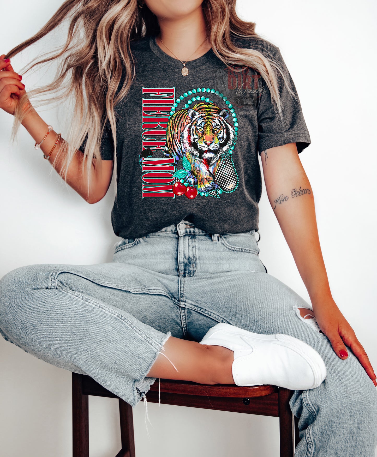 Fierce Mom DTF Transfer | Trendy Mom DTF Transfer | High Quality Image Transfers | Ready to Press | Fast Shipping