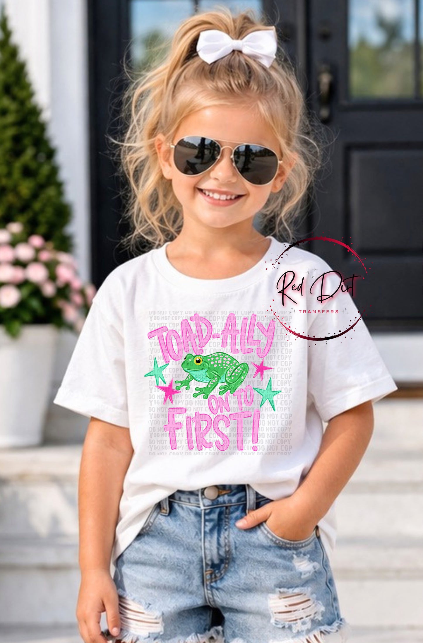 Toad-Ally On to First DTF Transfer, Last Day of School Transfer, First Grade Shirt Design, Kids School Transfer, End of Year Tee