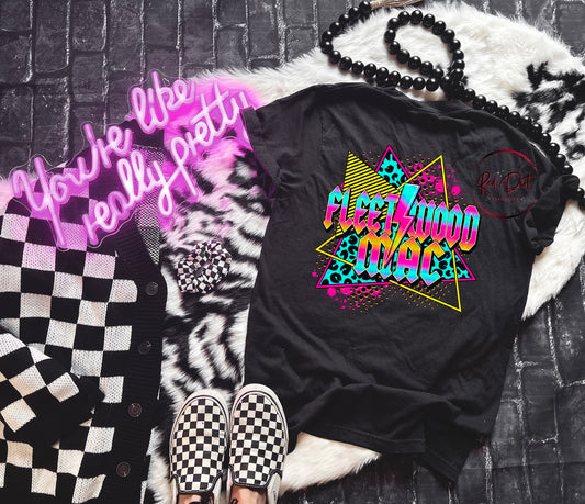 Neon Rock Band F* DTF Transfer | Trendy Rock Music DTF Transfer | High Quality Image Transfers | Ready to Press | Instant Peel
