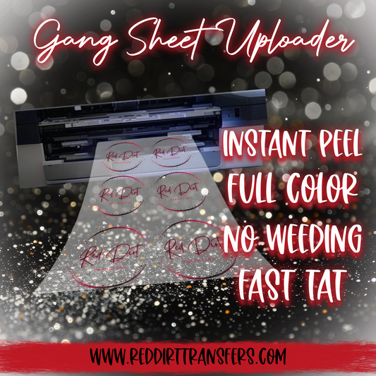 Direct to Film (DTF) Gang Sheet Upload