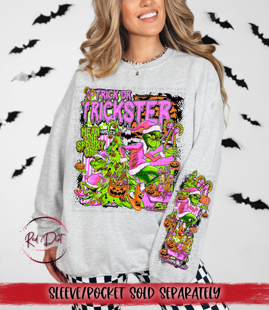 Trick or Trickster DTF Transfer | Trendy Halloween DTF Transfer | High Quality Image Transfers | Ready to Press | Instant Peel