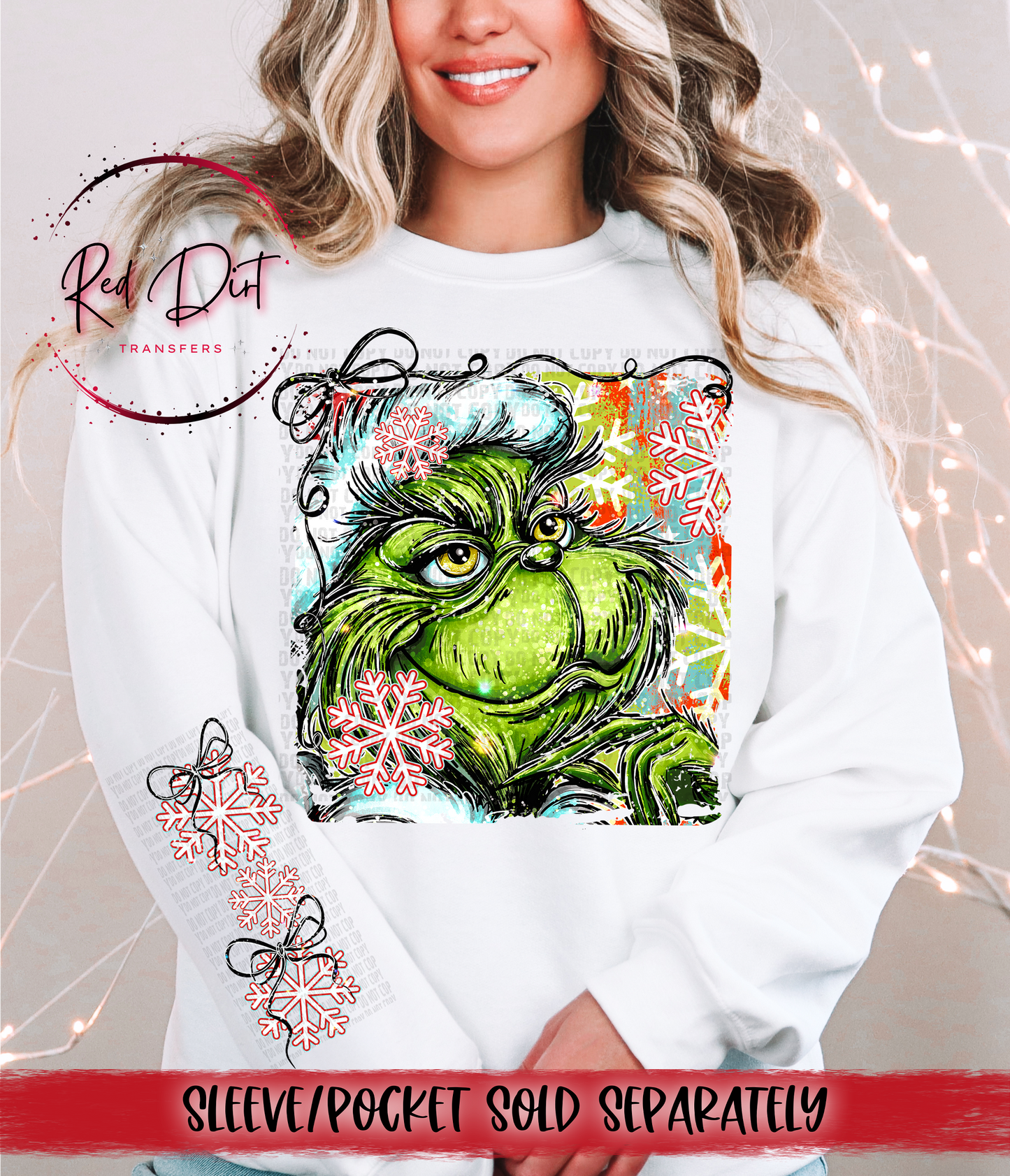 Green Man DTF Transfer | Trendy Christmas DTF Transfer | High Quality Image Transfers | Ready to Press | Instant Peel