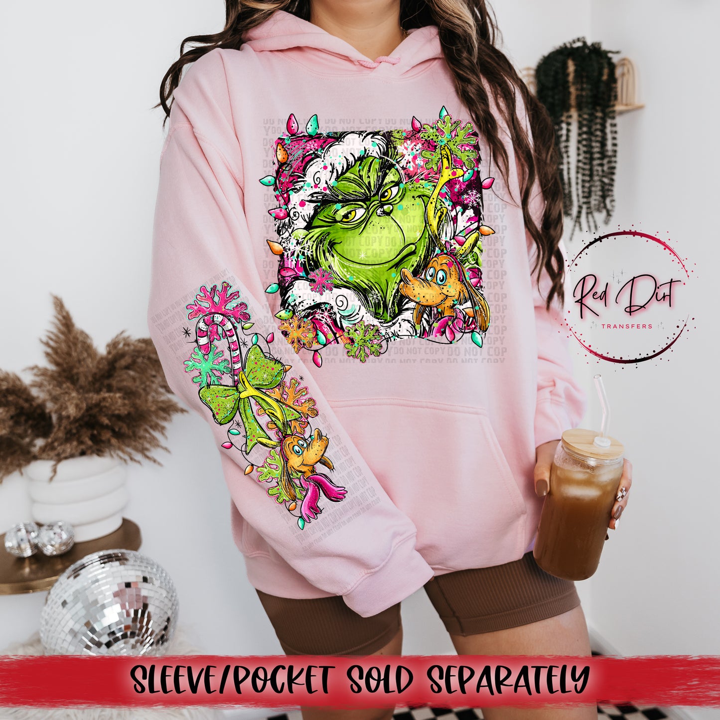 Mr. Green Doodle DTF Transfer | Trendy Christmas DTF Transfer | High Quality Image Transfers | Ready to Press | Instant Peel