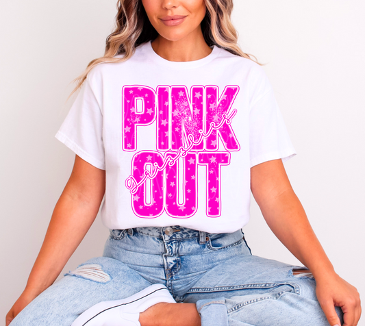 Pink Out Grizzlies DTF Transfer | Trendy School Spirit DTF Transfer | High Quality Image Transfers | Ready to Press | Instant Peel