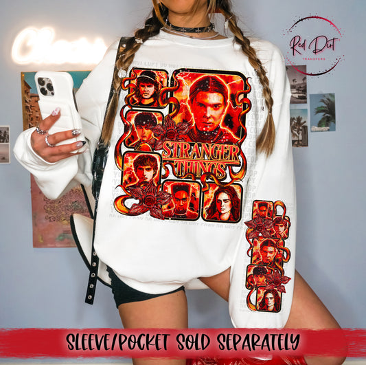 ST DTF Transfer | Trendy Movie DTF Transfer | High Quality Image Transfers | Ready to Press | Instant Peel