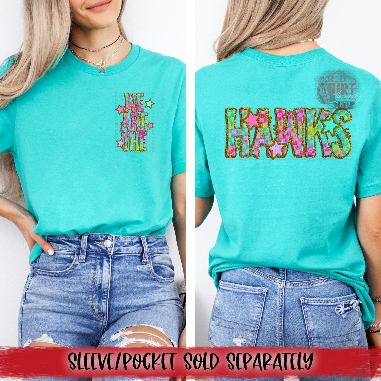 We Are The Hawks DTF Transfer | Trendy School Spirit DTF Transfer | High Quality Image Transfers | Ready to Press | Fast Shipping