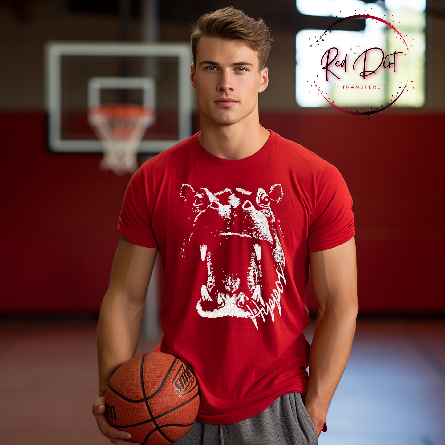 Aggressive Hippos Mascot Shirt, School Spirit Tee, Game Day Shirt, Animal Mascot Shirt, Sports Fan Apparel
