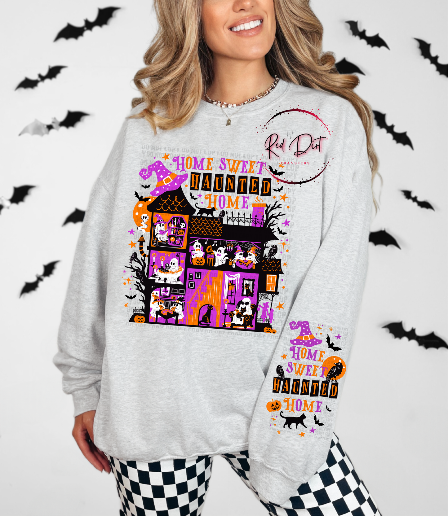Home Sweet Haunted Home Sweat Shirt | Trendy Halloween Hoodie | Fast Shipping | Super Soft Shirts for Women