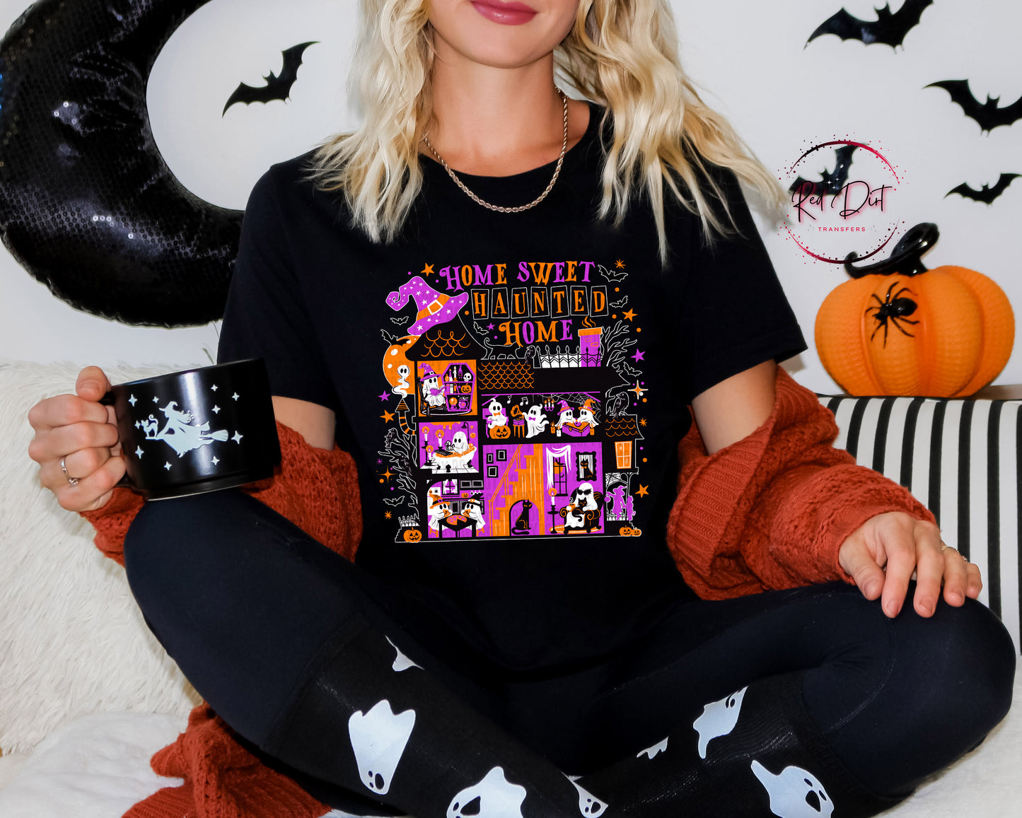 Home Sweet Haunted Home T-Shirt | Trendy Halloween Shirt | Fast Shipping | Super Soft Shirts for Men/Women/Kid's