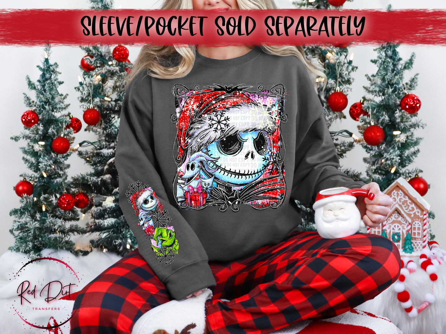 Jack DTF Transfer | Trendy Christmas DTF Transfer | High Quality Image Transfers | Ready to Press | Instant Peel