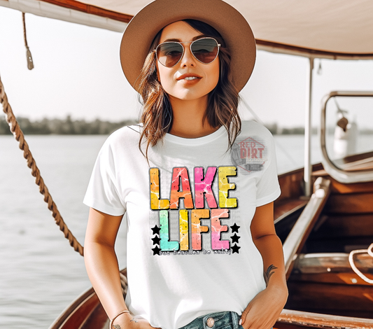 Lake Life DTF Transfer | Trendy Summer DTF Transfer | High Quality Image Transfers | Ready to Press | Fast Shipping