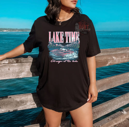 Lake Time DTF Transfer | Trendy Summer DTF Transfer | High Quality Image Transfers | Ready to Press | Fast Shipping
