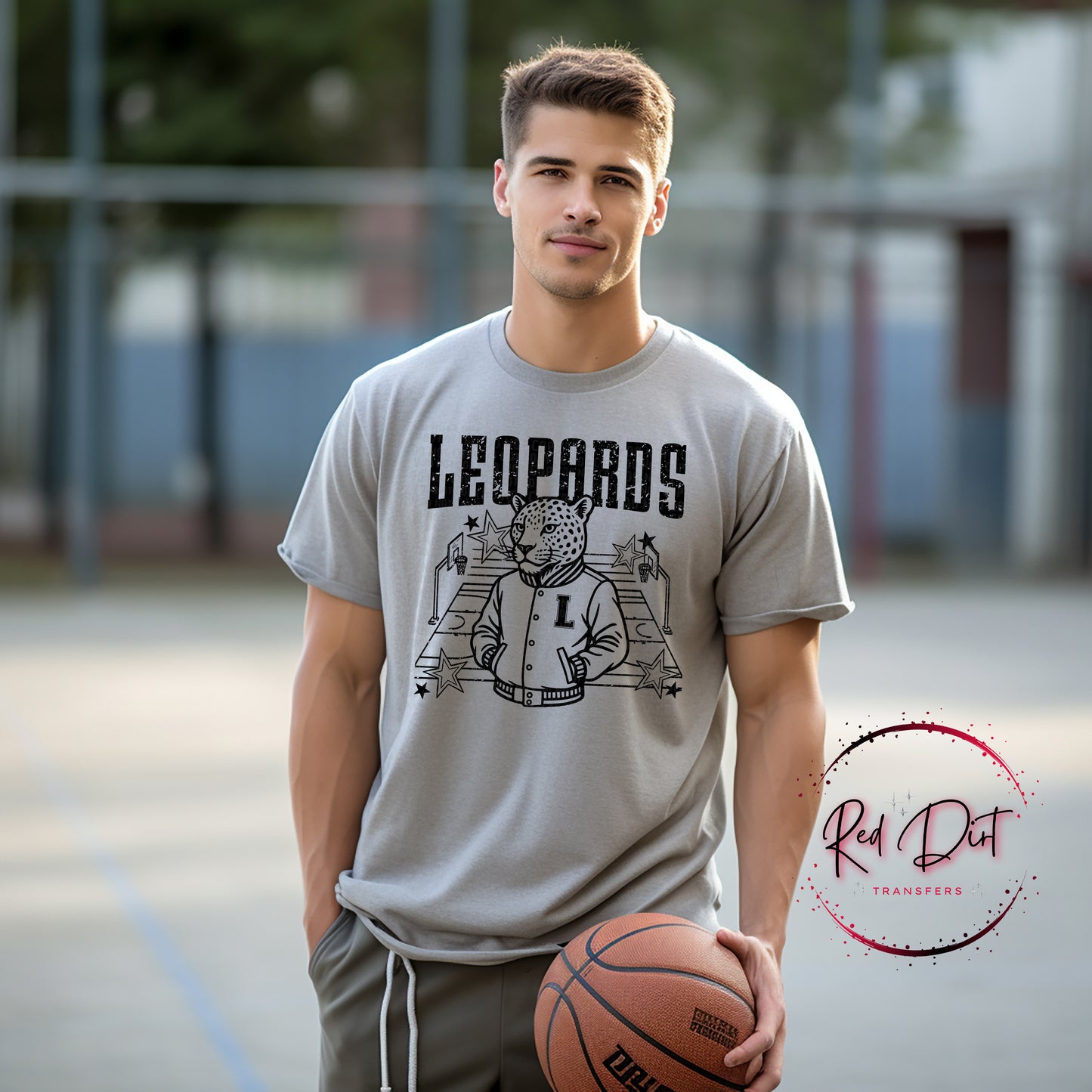 Leopards Basketball Letterman T-Shirt | Trendy School Spirit Shirt | Fast Shipping | Super Soft Shirts for Men/Women/Kid's