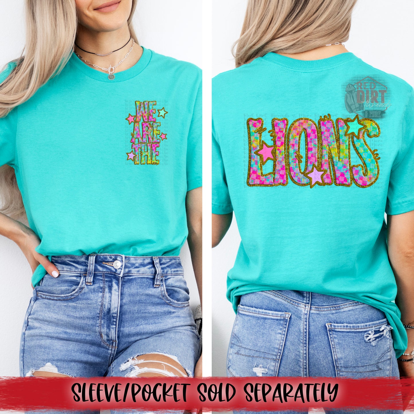 We Are The Lions DTF Transfer | Trendy School Spirit DTF Transfer | High Quality Image Transfers | Ready to Press | Fast Shipping