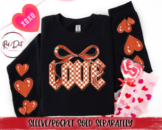 Love DTF Transfer | Trendy Valentine's Day DTF Transfer | High Quality Image Transfers | Ready to Press | Instant Peel