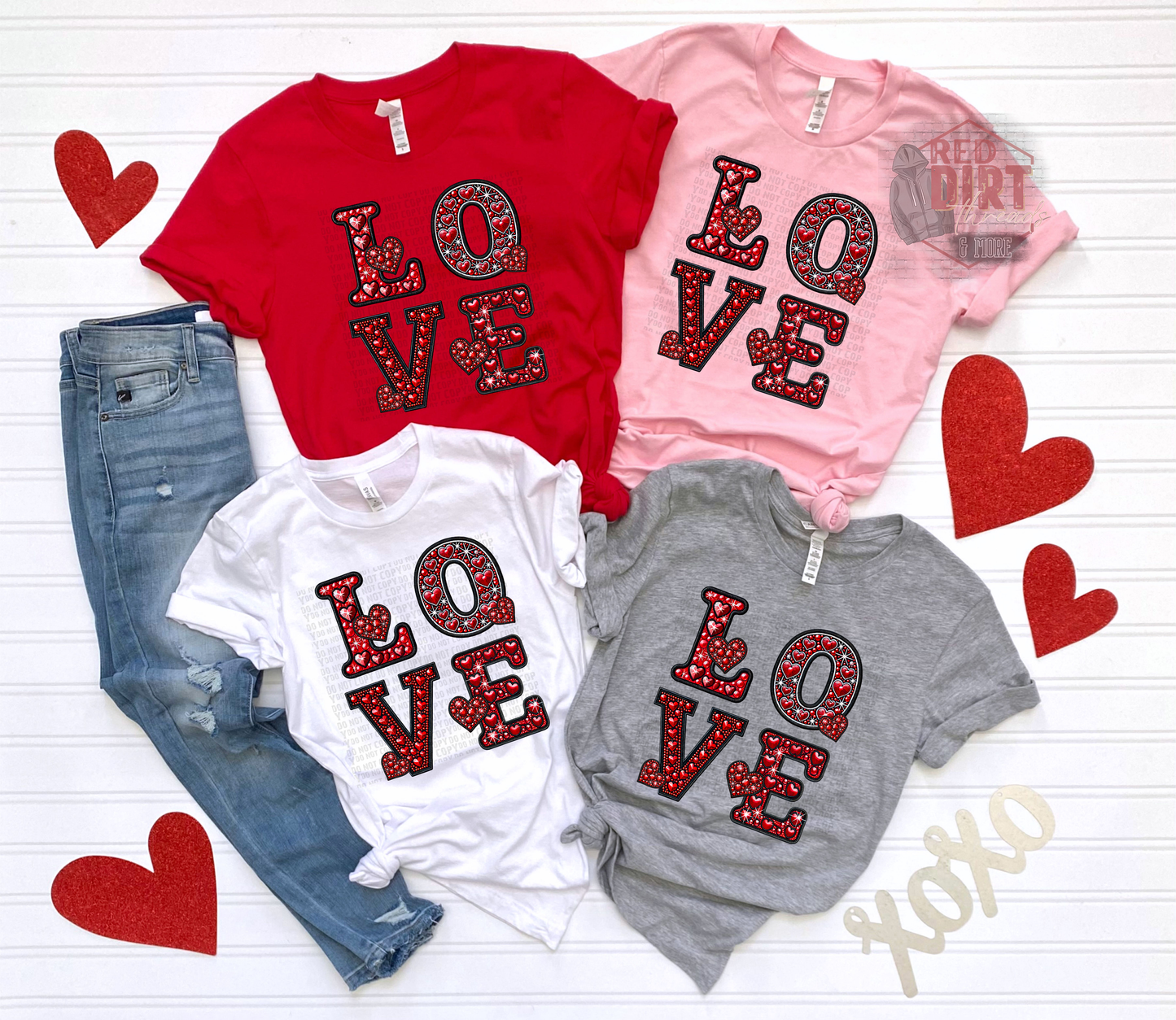 Love DTF Transfer | Trendy Valentine's Day DTF Transfer | Ready to Press | High Quality DTF Transfers | Fast Shipping
