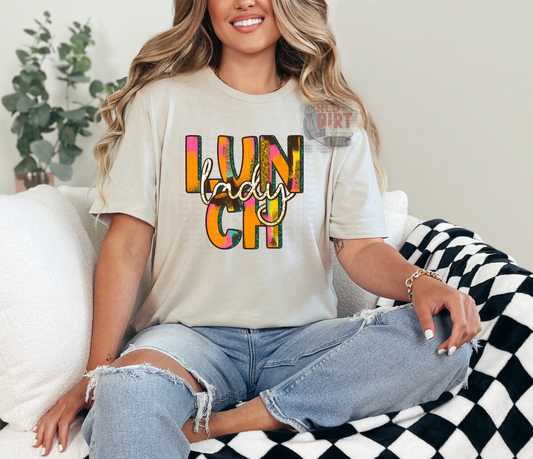 Lunch Lady DTF Transfer | Trendy Career DTF Transfer | Ready to Press | High Quality DTF Transfers | Fast Shipping